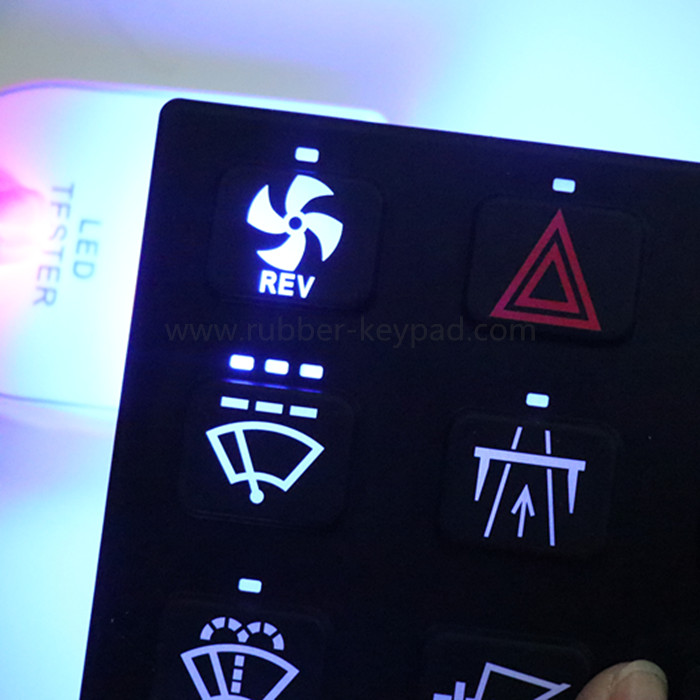 Gummilaser-Markierungstastatur