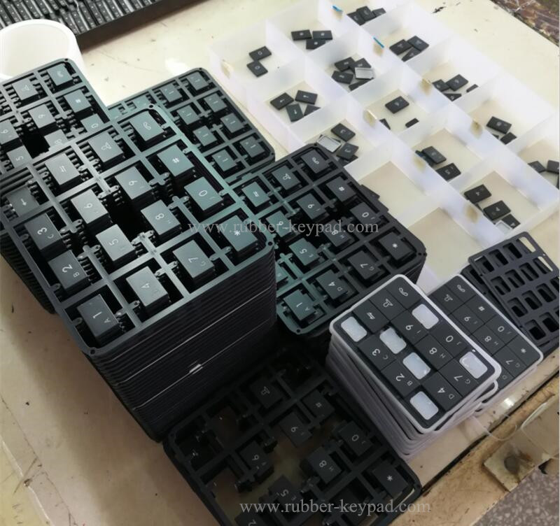 Elektrische Kontakt Kunststoffkappe Silikonschaltmatte