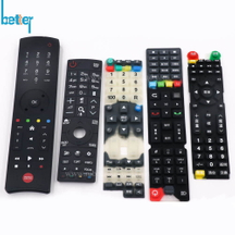 Benutzerdefinierte TV-Fernbedienung Silikonkautschuk-Tastatur