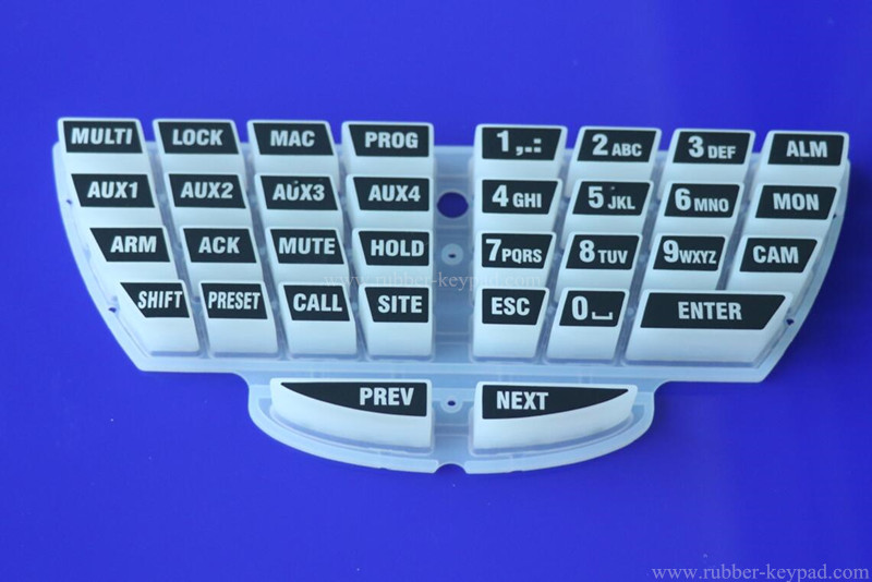 Printing Rubber Keypad Drucken der Gummitastatur