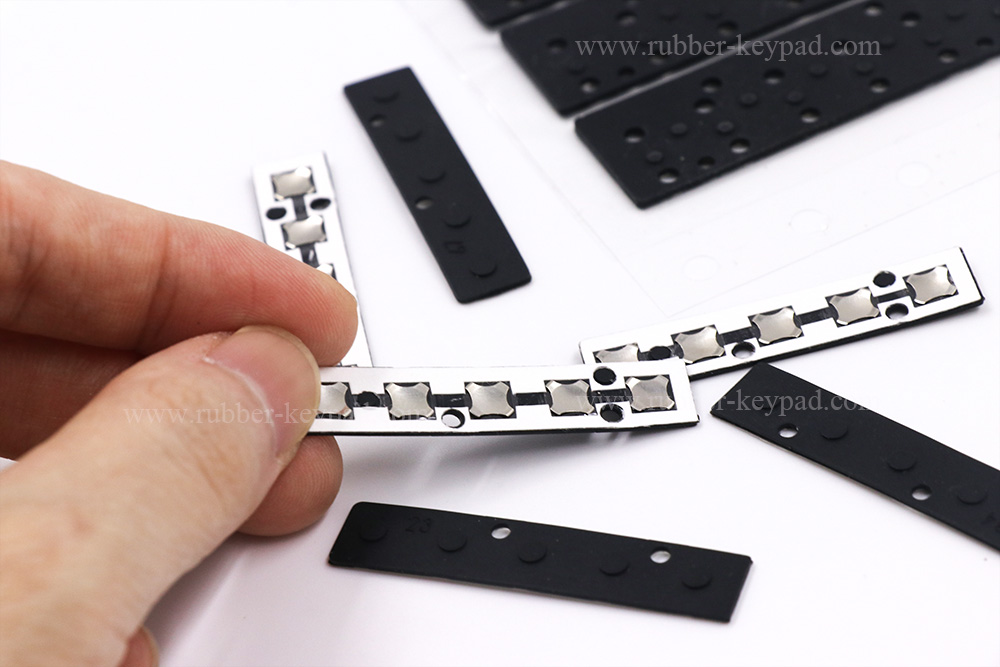 Metallkuppel Silikon Tastatur