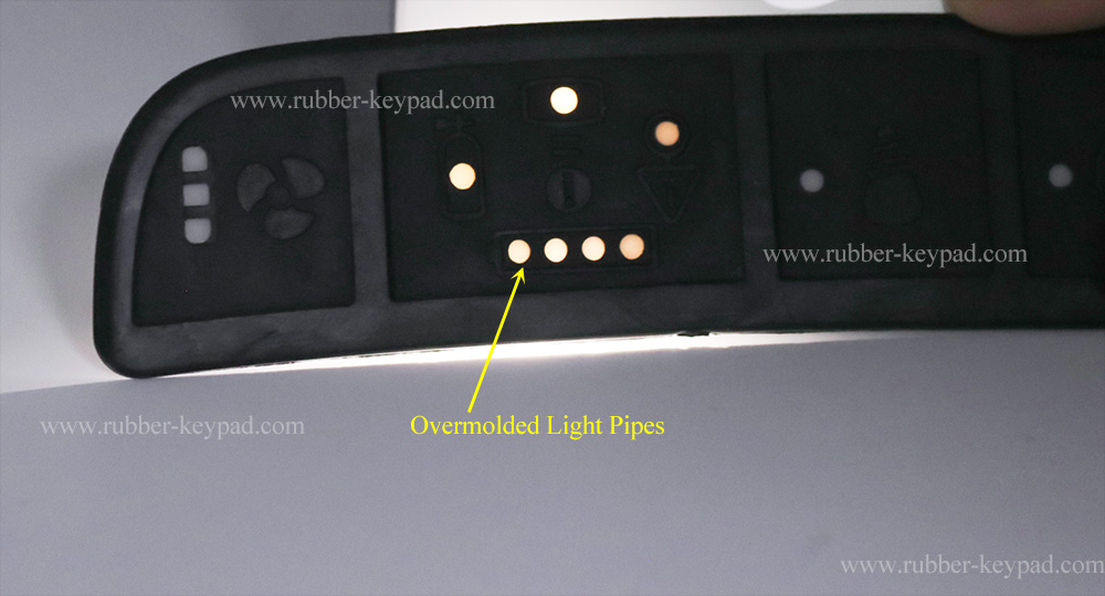 Gummitastatur mit Hintergrundbeleuchtung