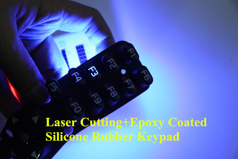 Epoxy Silicone Rubber Keypad Epoxy Silikon Gummitastatur