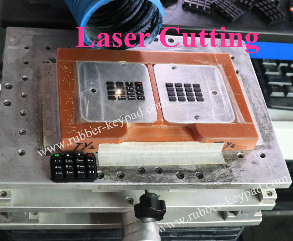 Lasergravur Silikonschaltmatten