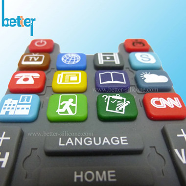 &Uuml;bergie&szlig;en der Gummitastatur