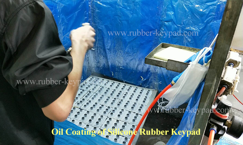 &Ouml;lbeschichtung Silikontastatur