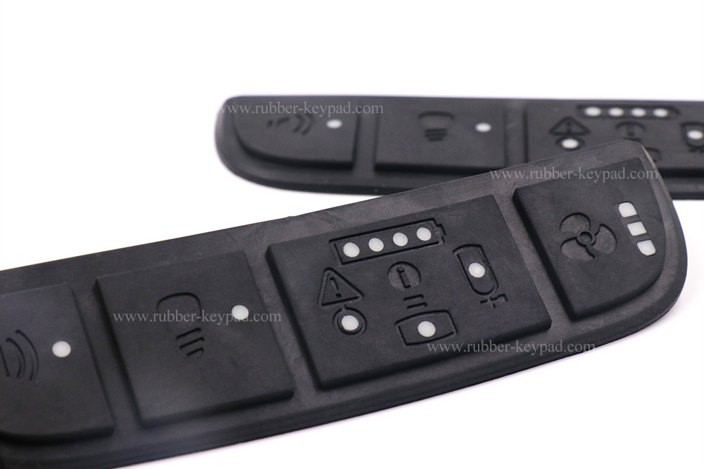 doppelt geformte Gummitastatur