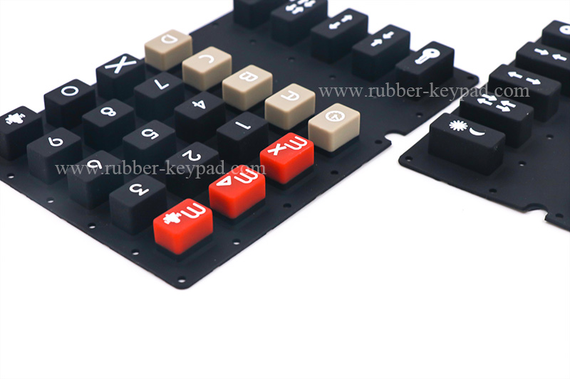 umspritzte Gummitastatur