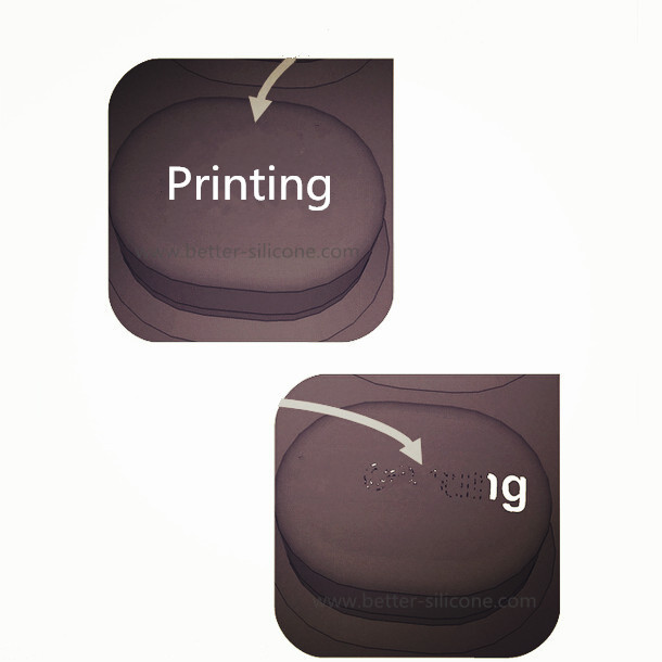 Rubber Keypad Silk Screen Printing Gummitastatur Siebdruck