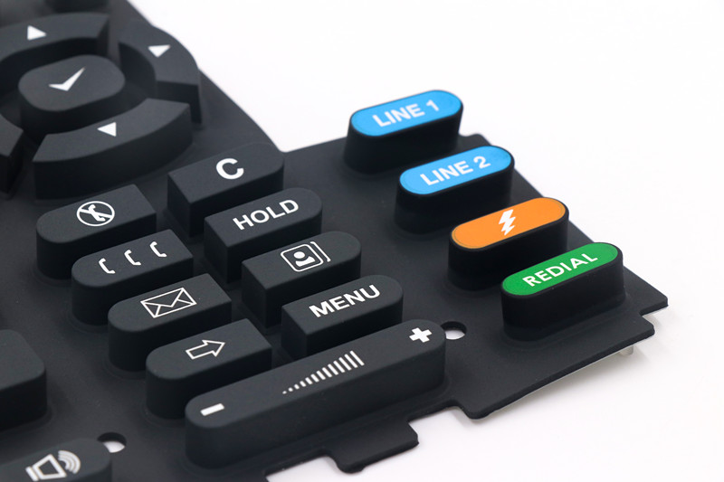 Silicone Rubber Keypad Silikonkautschuk-Tastatur