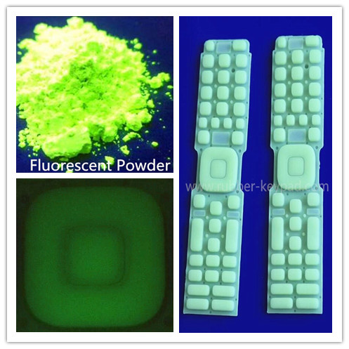 Fluoreszierende Silikonkautschuk-Tastatur