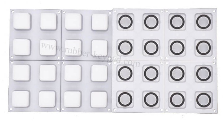 Tastatur 4x4 transparente Silikon-Taste