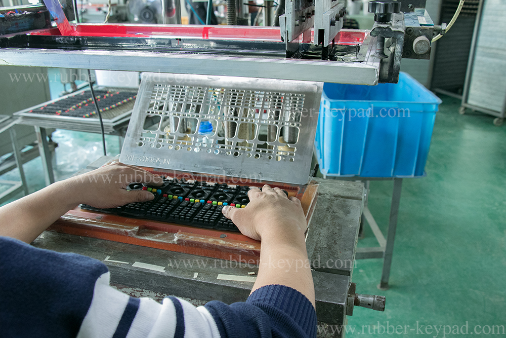 Siebdruck-Tastaturverfahren