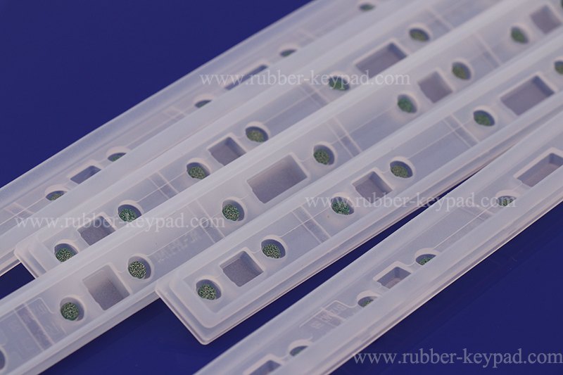 leitf&auml;hige Silikonkn&ouml;pfe mit Nickelpillen