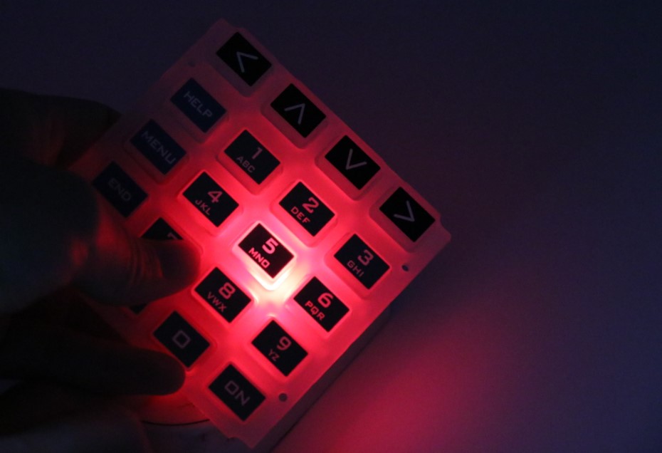 Tastenkissen aus Silikonkautschuk