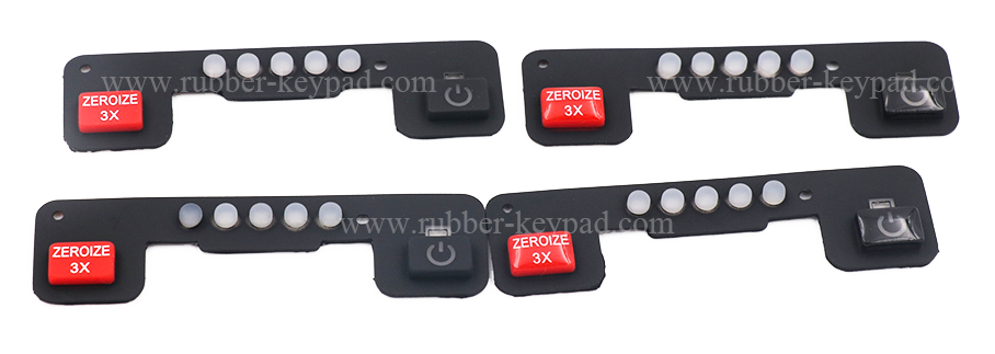 Prototyp einer Silikonkautschuk-Tastatur