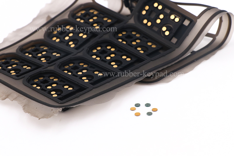 Metallpillen Gummiknopf