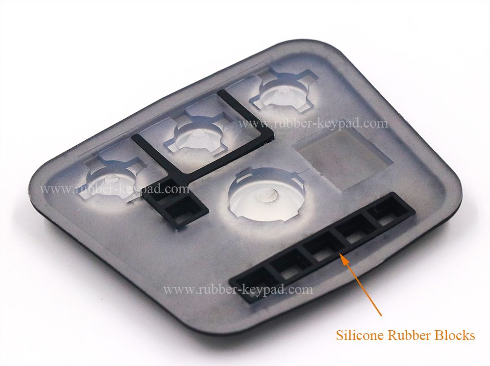 &uuml;bergossene Gummitastatur