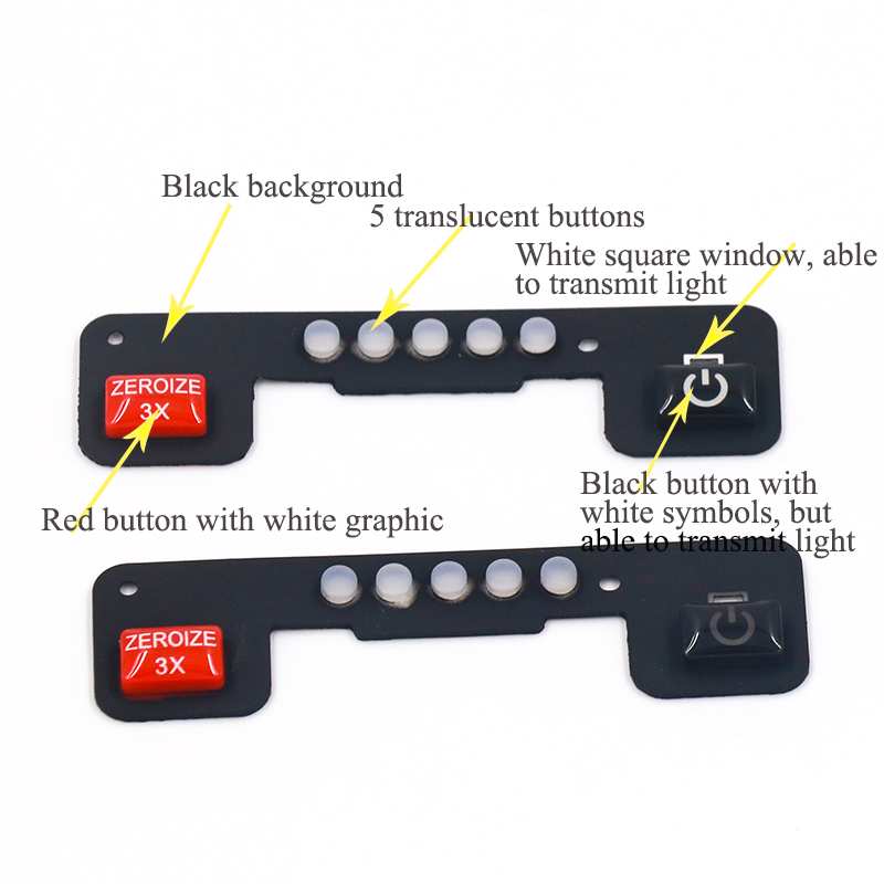 Beleuchtete Tastaturtasten