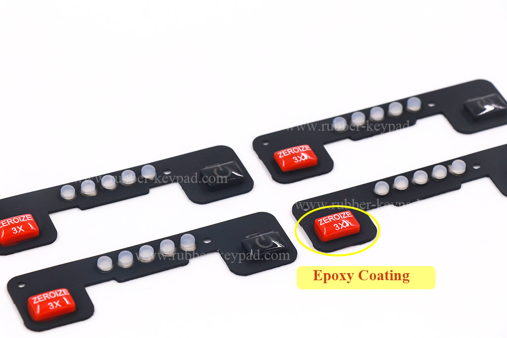 Epoxy-Tastaturtasten