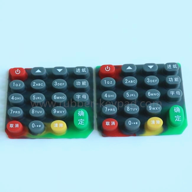 Drucken von Silikon-Tastenfeldern