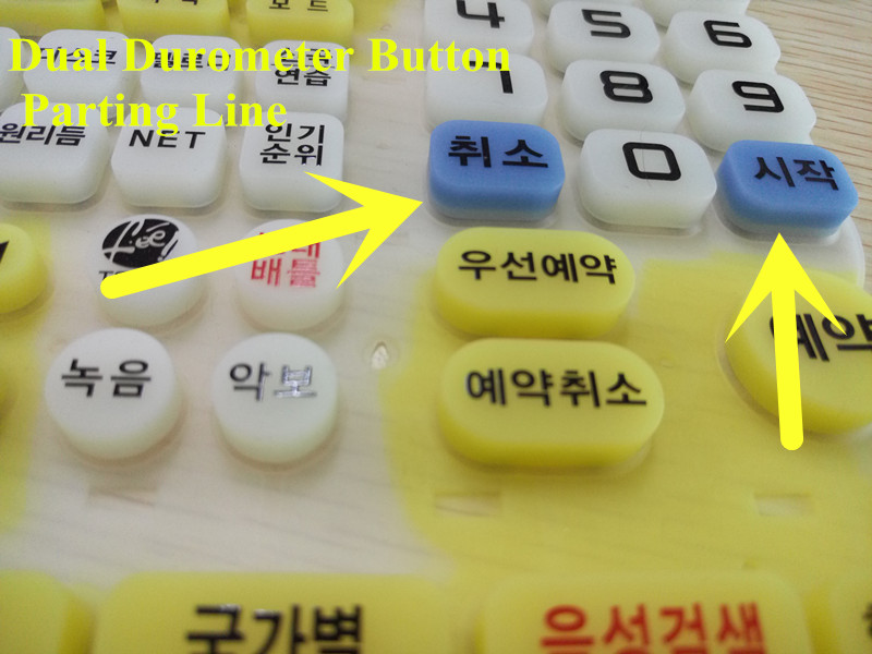 Gummitastatur mit doppelter H&auml;rte