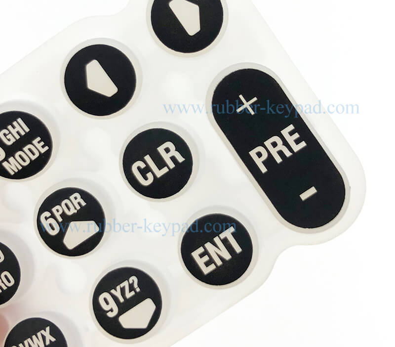 Laser&auml;tz-Gummitastatur