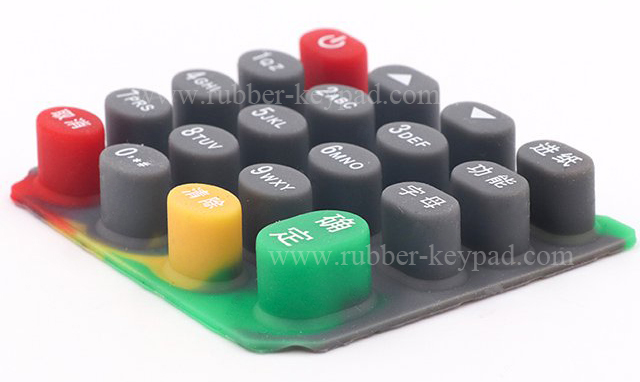 Mehrfarbige Gummikn&ouml;pfe