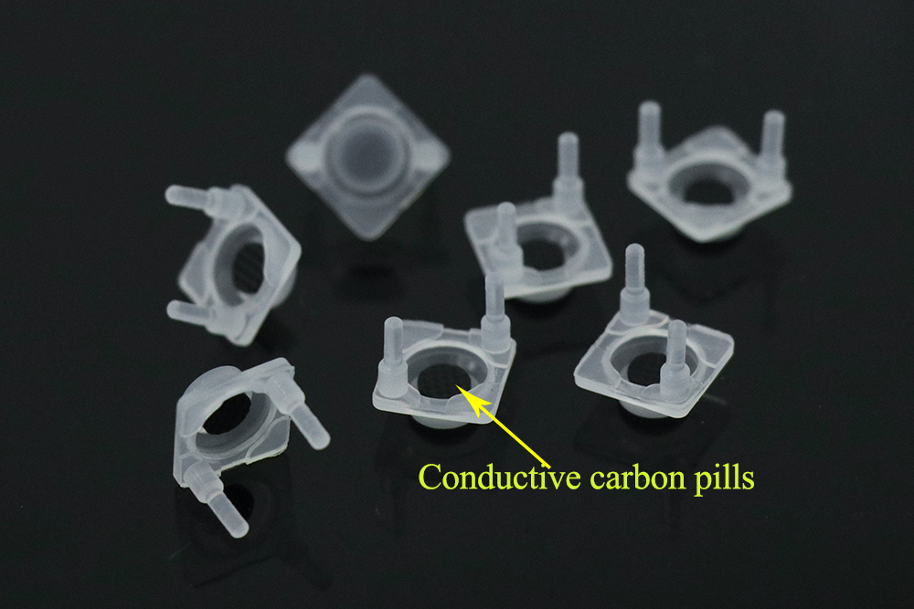 leitf&auml;higer Gummiknopf