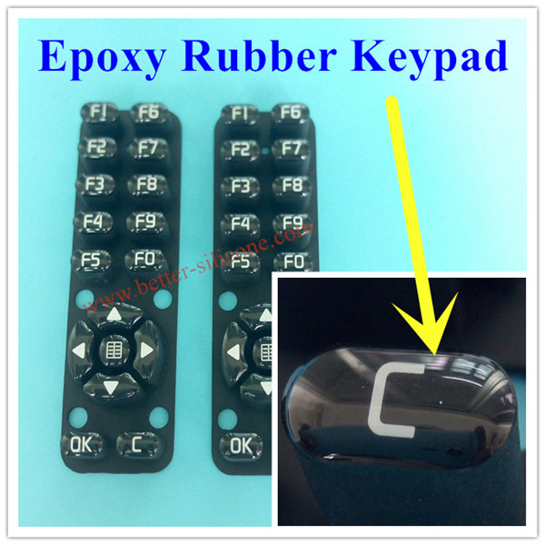 Elastic Rubber Keypad Elastische Gummitastatur