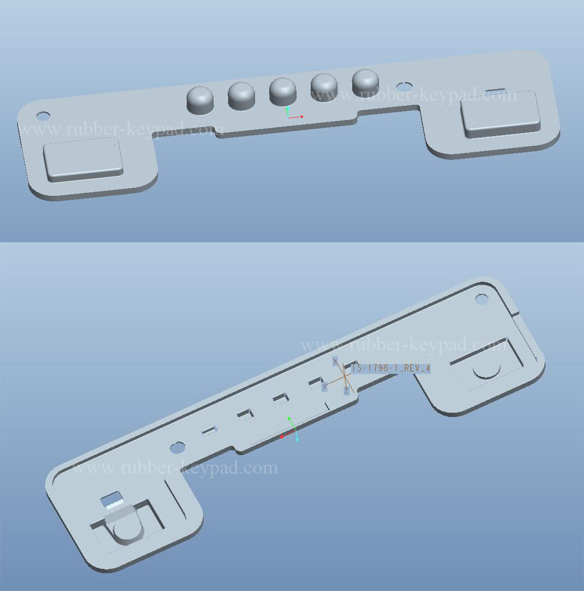 Silikon-Tastenfeld-Design