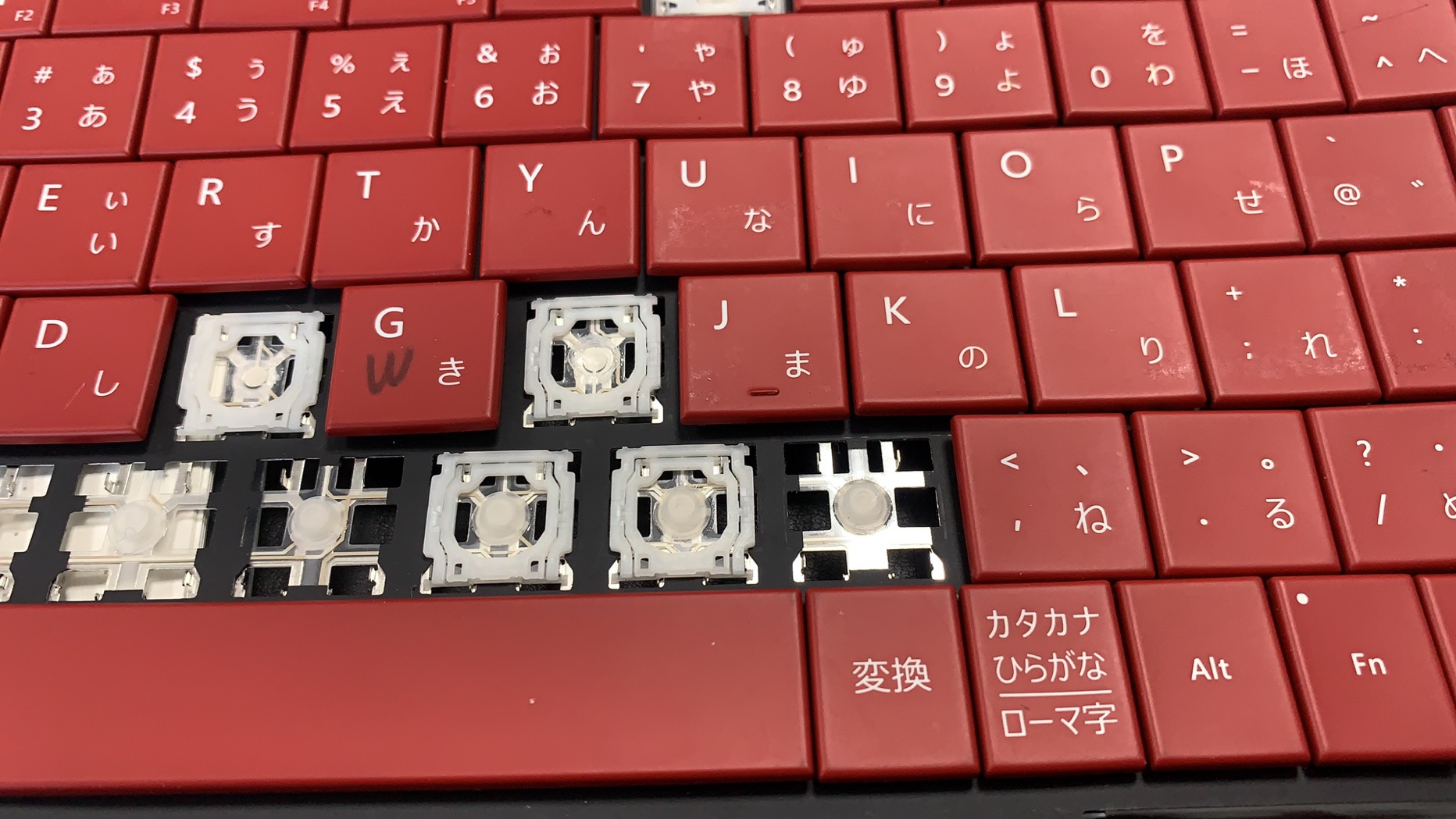 Folientastatur mit Gummikuppel