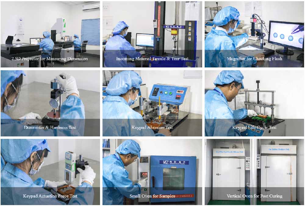 Antimikromiale Silikon-Tastaturabdeckung