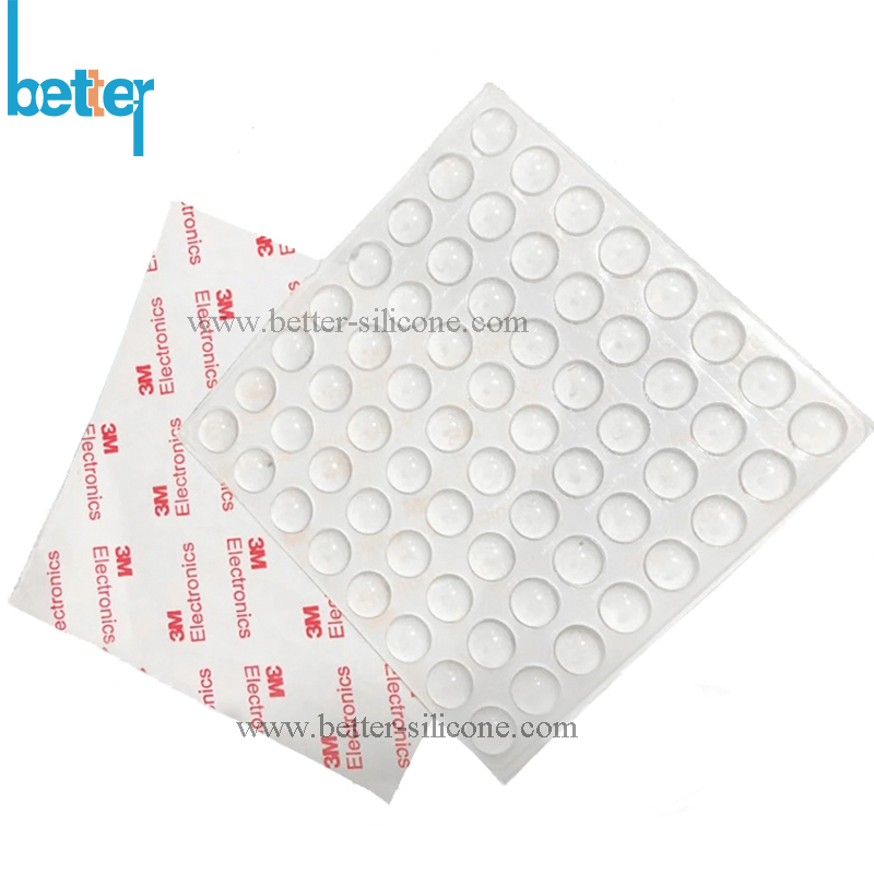 selbstklebende klare Gummif&uuml;&szlig;e