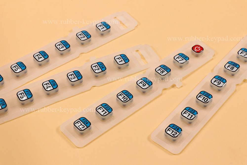 epoxy resion coated keymat Tastaturmatte mit Epoxidharzbeschichtung