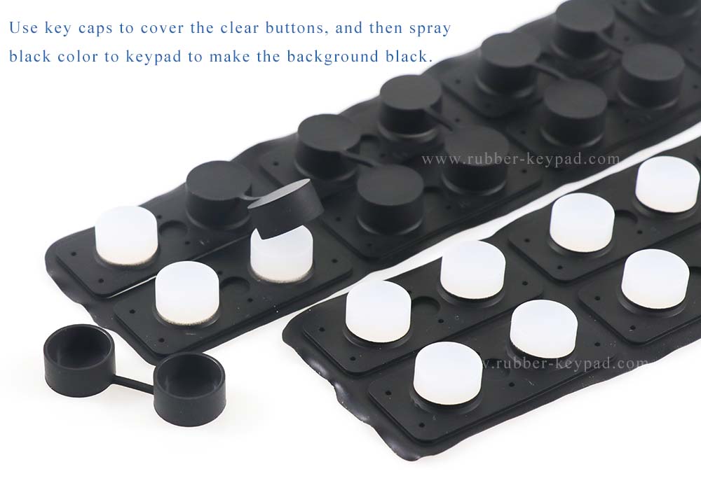 Farbgemalte Tastatur